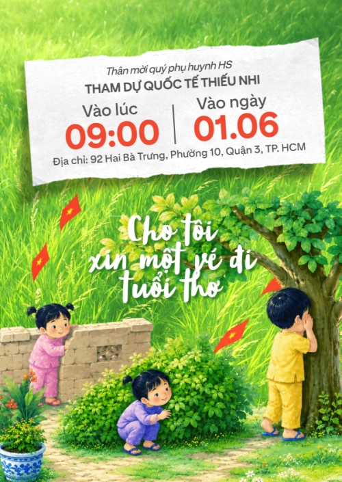 Cho tôi xin một vé đi tuổi thơ