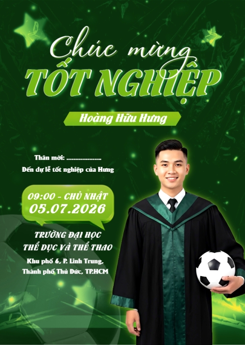 Thư mời tốt nghiệp