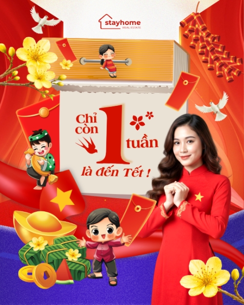 Chỉ còn 1 tuần nữa là đến tết