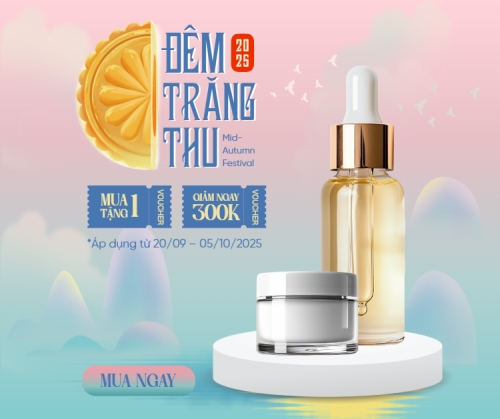 Trung thu, Tết Đoàn Viên, mid-autumn festival, sự kiện, event, lễ hội, festival, mỹ phẩm, beauty, làm đẹp, sale, giảm giá, dễ thương, cute