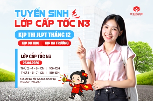 Tuyển sinh lớp cấp tốc