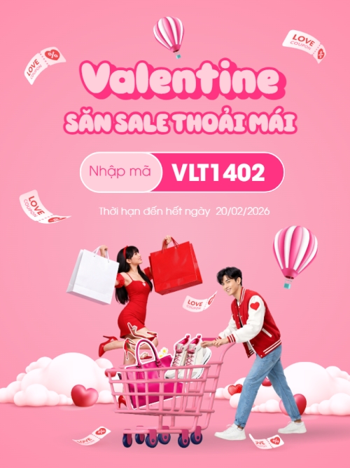 Valentine săn sale thoải mái