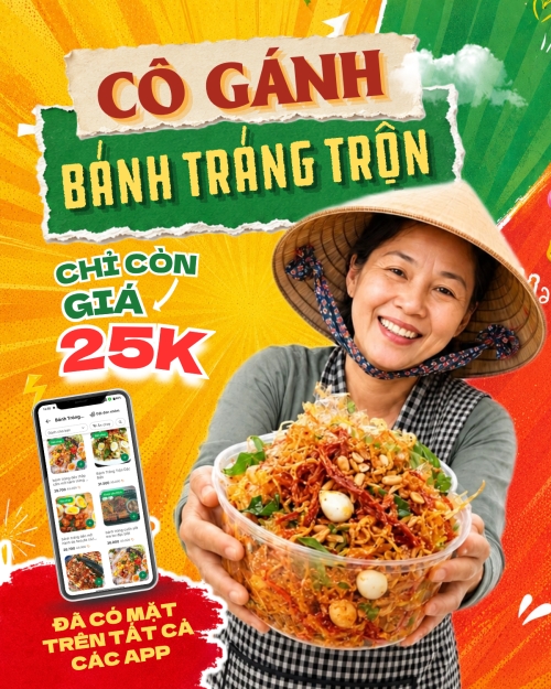 Bánh tráng trộn cô gánh
