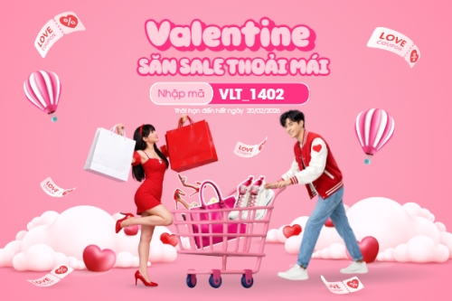 Valentine săn sale thoải mái