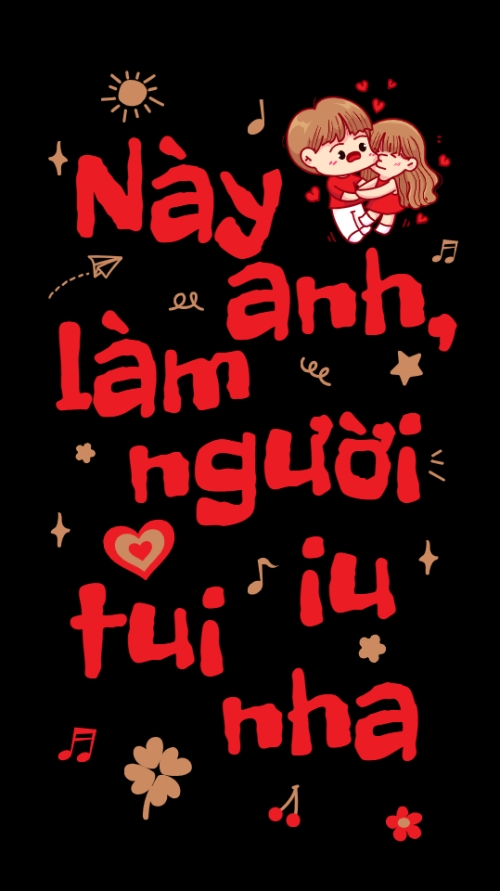 Này anh kia làm người iu tui nha