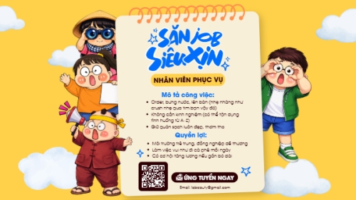 Tuyển dụng nhân viên phục vụ