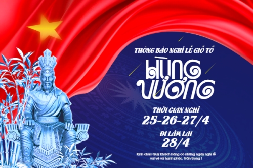 Thông báo nghỉ lễ Giỗ tổ Hùng Vương 2026