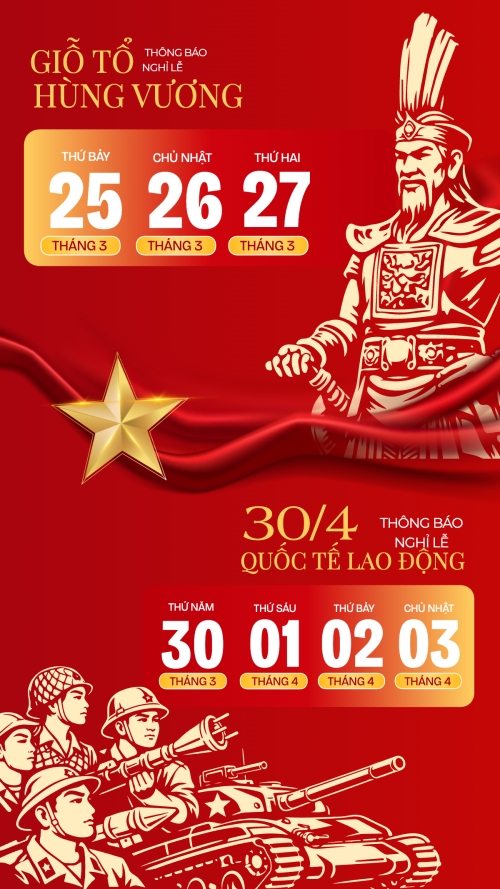 Lịch nghỉ lễ