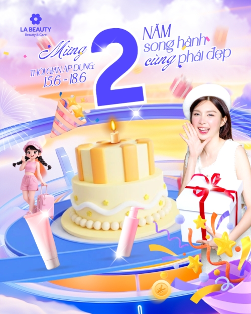 Mừng 2 năm song hành cùng phái đẹp