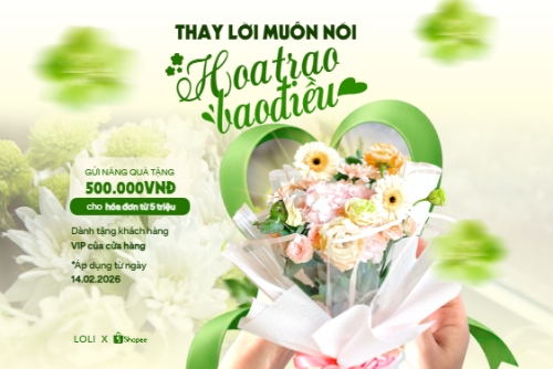 Thay lời muốn nói hoa trao bao điều