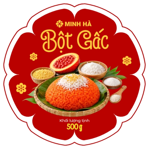 Bột gấc xôi gấc