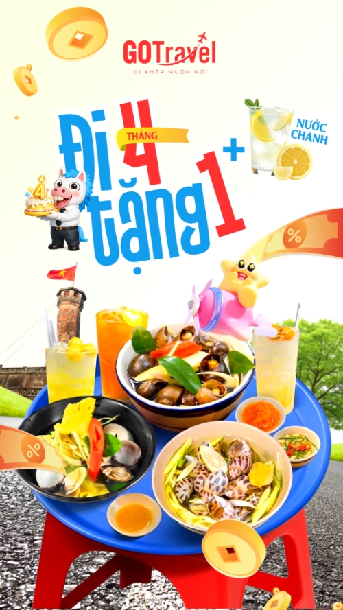 Đi tháng 4 tặng 1 phần nước