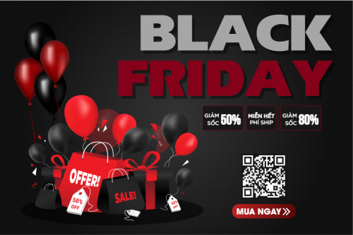 Black Friday, sự kiện, event, chương trình, sale, thứ 6 đen tối