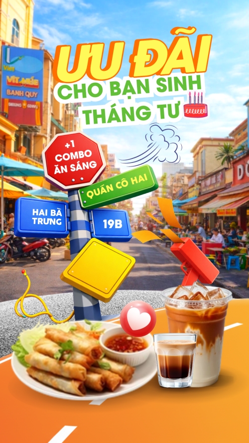 Ưu đãi cho bạn sinh tháng 4