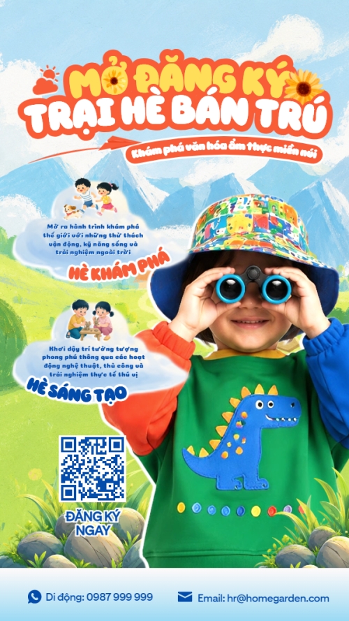 Mở đăng ký trại hè bán trú