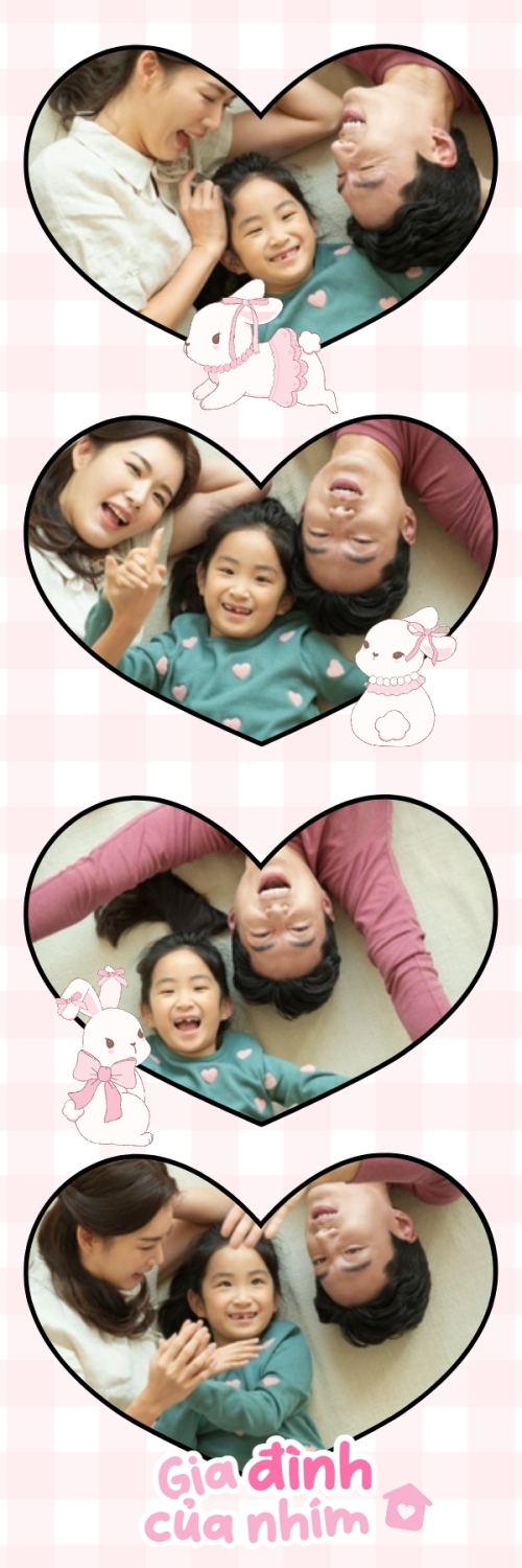 Gia đình, family, nhà, dễ thương, cute, dễ thương, cute, chibi, hoạt hình, cartoon