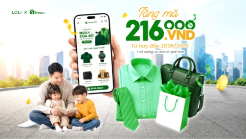 Tặng mã mừng ngày của cha 21.6