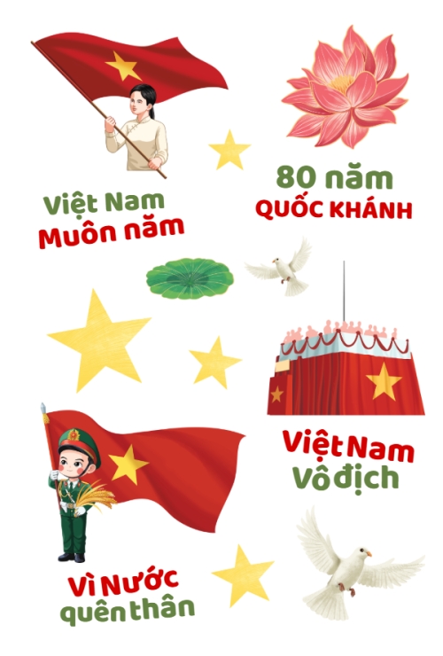2/9, Quốc Khánh, lễ hội, Việt Nam, sự kiện, event, dễ thương, cute