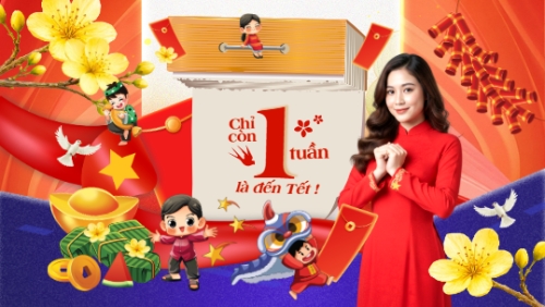 Chỉ còn 1 tuần nữa là đến tết
