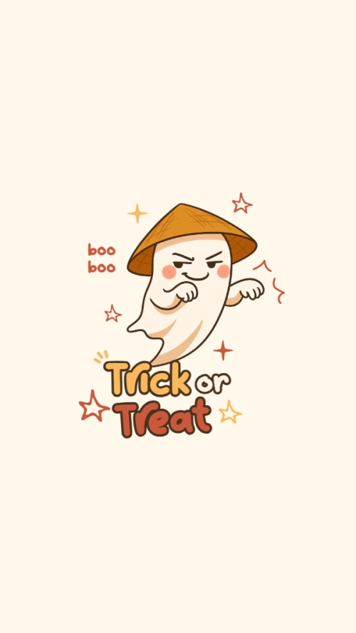 Halloween, lễ hội ma quái, sự kiện, event, dễ thương, cute, chibi, hoạt hình, cartoon
