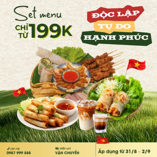 2/9, Quốc Khánh, lễ hội, Việt Nam, đồ ăn, food, thực phẩm, ẩm thực, món ăn, F&B, thức ăn, cổ điển, vintage, retro, classic