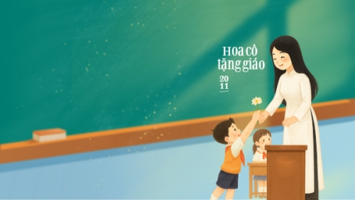 Hoa tặng cô giáo 20/11