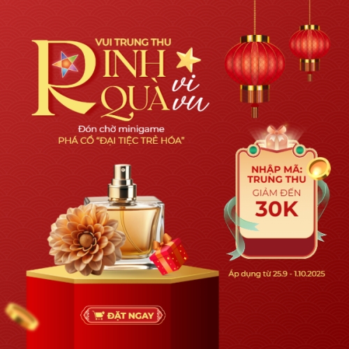 Trung thu, Tết Đoàn Viên, mid-autumn festival, sự kiện, event, mỹ phẩm, beauty, làm đẹp, nước hoa, hiện đại, modern