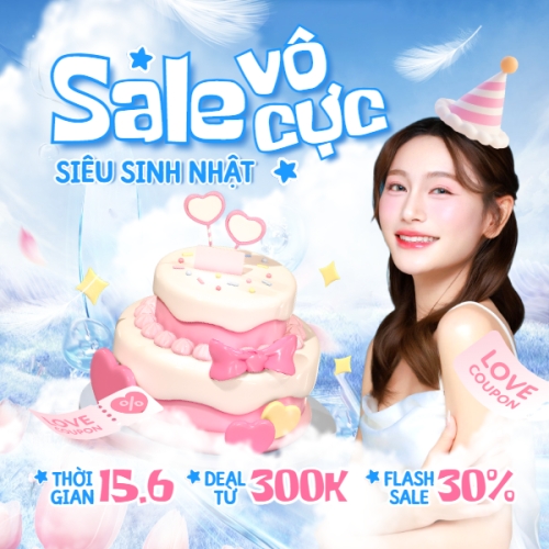 Siêu sinh nhật sale vô cực