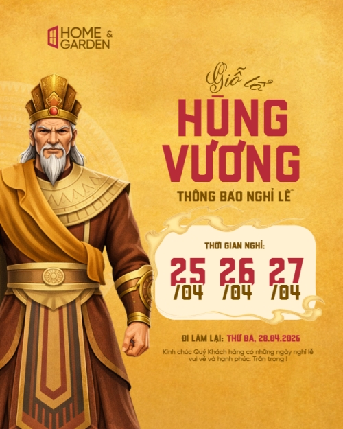 Thông báo nghỉ lễ Giỗ tổ Hùng Vương 2026