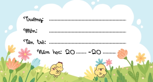 Gà con, chicken, cá nhân, personal,giáo dục, education, school, trường học, cartoon, hoạt hình, dễ thương, cute