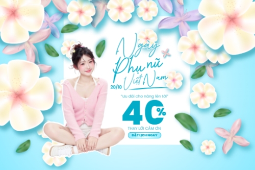 20/10, Ngày phụ nữ Việt Nam, Vietnamese Women's Day, phụ nữ, sự kiện, event, mỹ phẩm, làm đẹp, beauty, hiện đại, modern