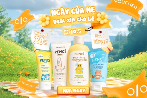 Mẹ hạnh phúc bé khỏe ngoan
