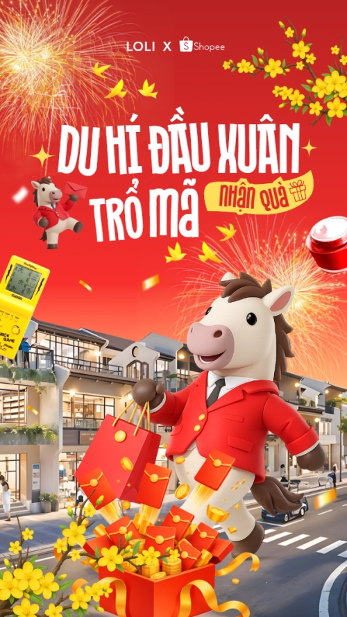 Du hí đầu xuân nhận quà trổ mã