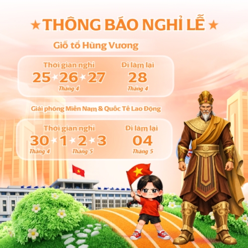 Thông báo nghỉ lễ 2026