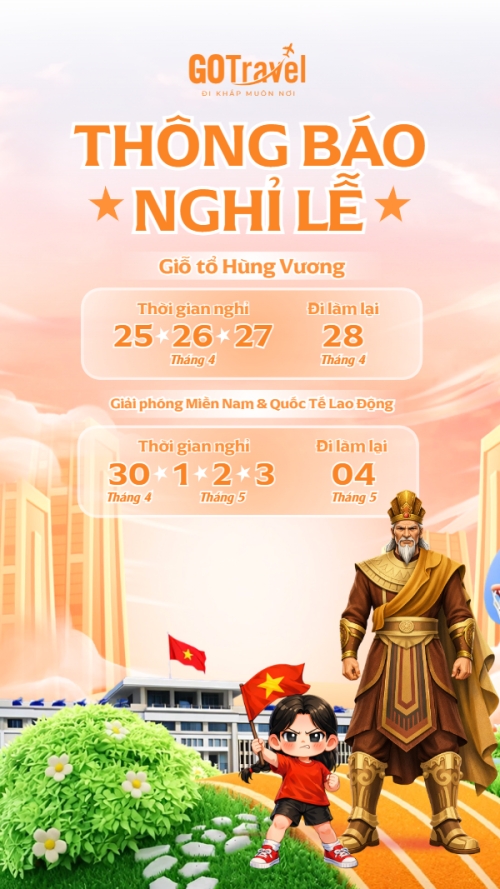 Thông báo nghỉ lễ 2026