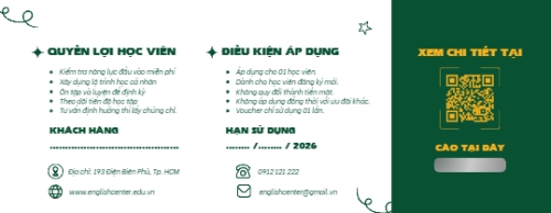 Gift voucher back to school — 2
