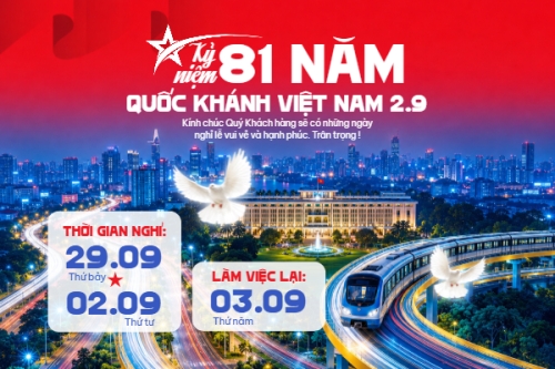 Kỷ niệm 81 năm ngày Quốc Khánh Việt Nam