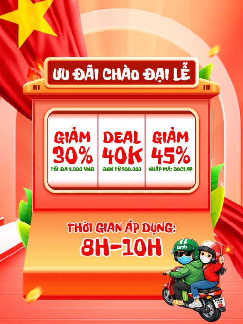 Giải phóng Hot Deal 30/4 và 1/5