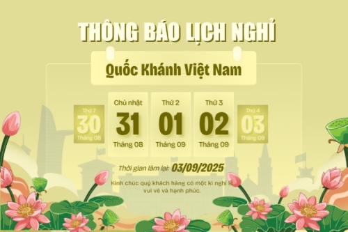 2/9, Quốc Khánh, lễ hội, thông báo, lịch nghỉ, Việt Nam, sự kiện, event, hiện đại, modern