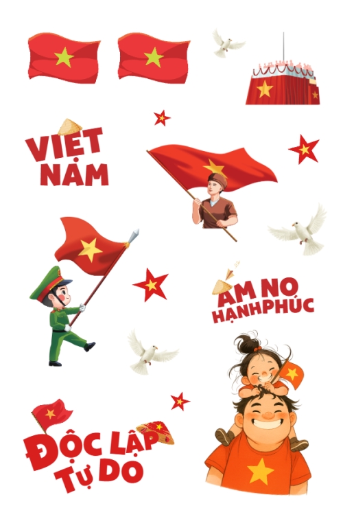 2/9, Quốc Khánh, lễ hội, Việt Nam, sự kiện, event, dễ thương, cute