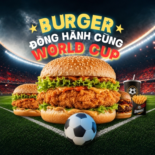 Burger đồng hành cùng Worldcup