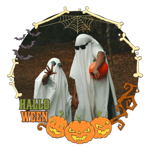 Halloween, lễ hội ma quái, sự kiện, event, dễ thương, cute, chibi, hoạt hình, cartoon