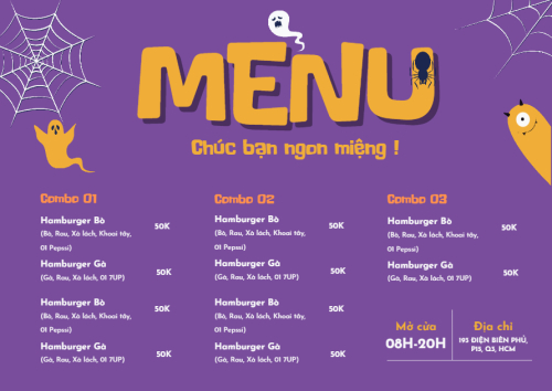 Halloween, đồ ăn, food, thực phẩm, ẩm thực, món ăn, F&B, nhà hàng, thức ăn
