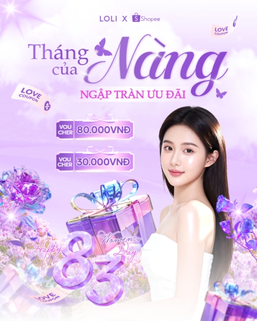 Tháng của nàng ngập tràn ưu đãi