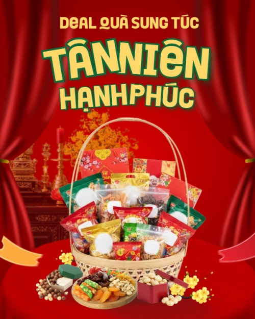 Deal quà sung túc tân niên hạnh phúc