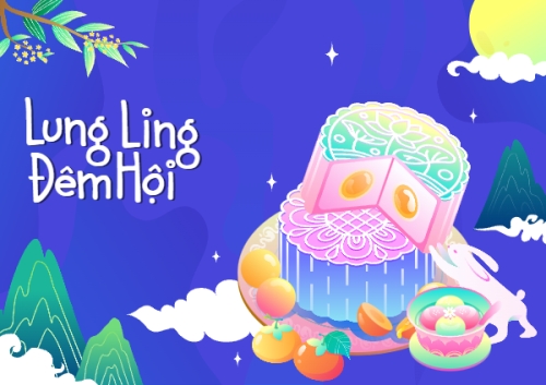 Trung thu, Tết Đoàn Viên, mid-autumn festival, sự kiện, event, dễ thương, cute, chibi, hoạt hình, cartoon