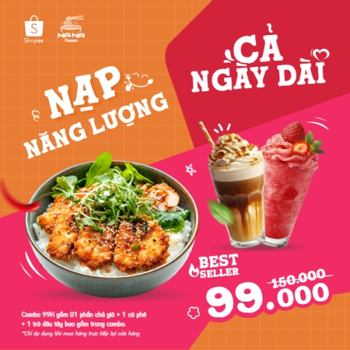 Cơm, cà phê, nước uống, đồ ăn, food, thực phẩm, ẩm thực, món ăn, F&B, nhà hàng, thức ăn, dễ thương, hiện đại