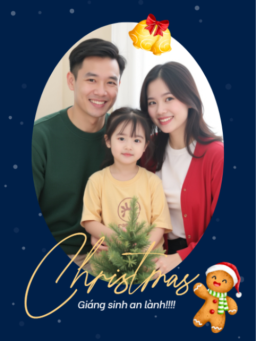 Gia đình đón giáng sinh