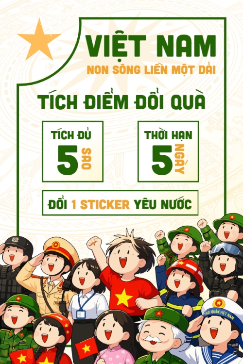 Tích điểm đổi quà 30/4