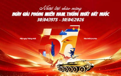Chào mừng 51 năm giải phóng miền Nam, thống nhất đất nước 30/4